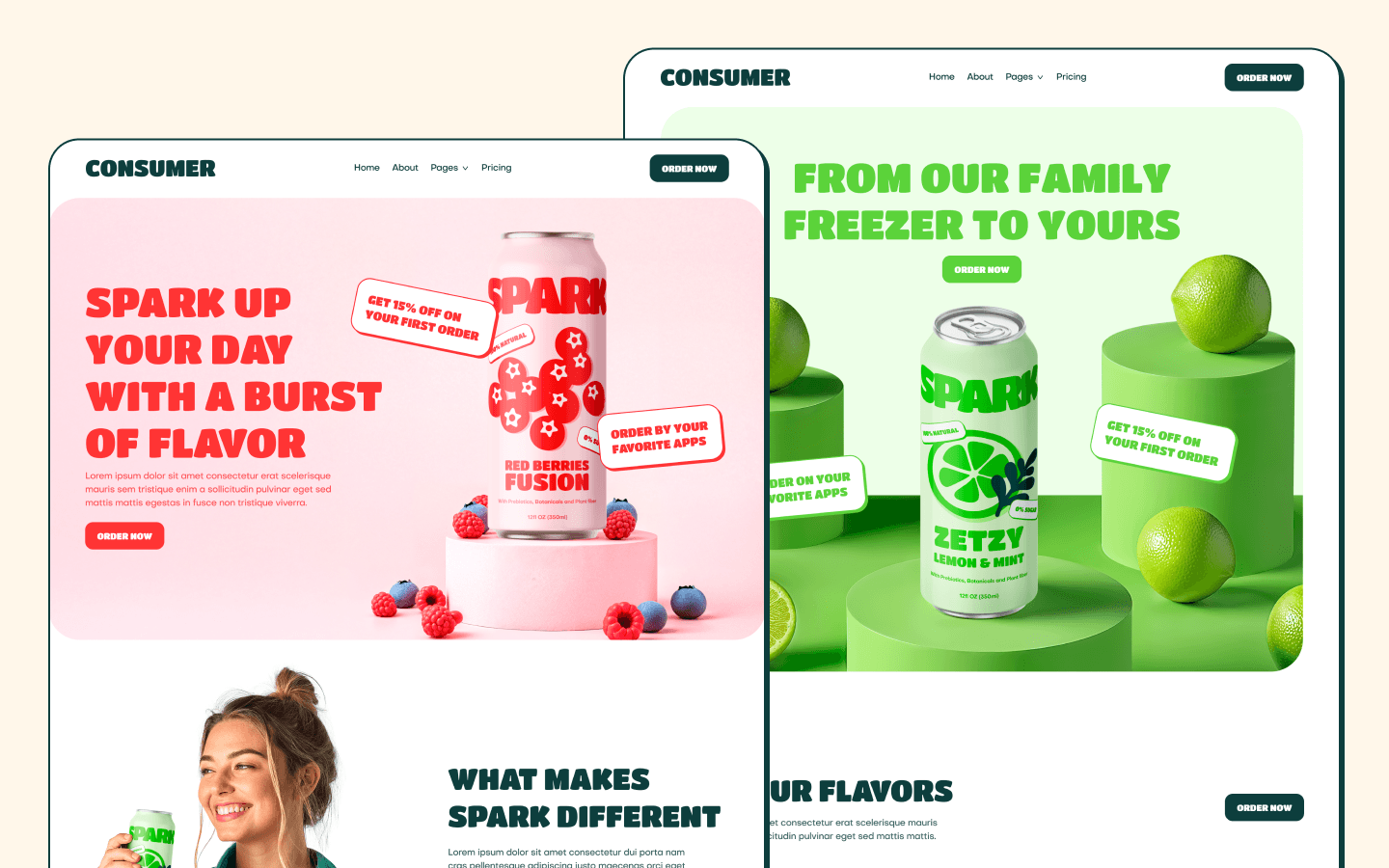 Ecommerce Brand Webflow Template