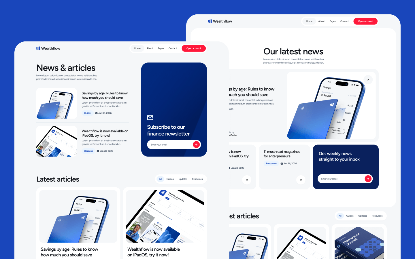 Banking Webflow Template