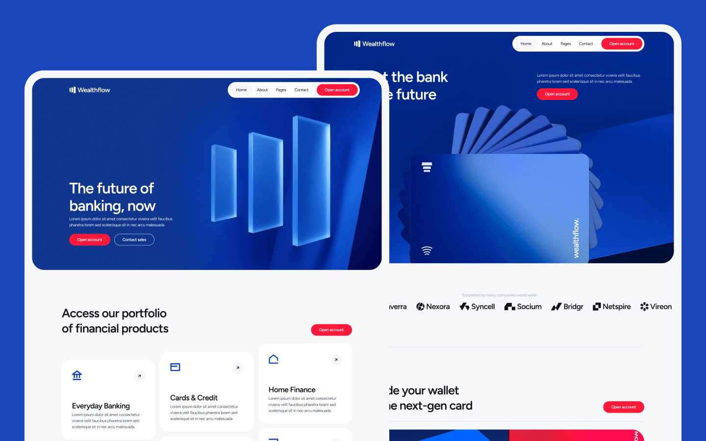 Investment Banking Webflow Template