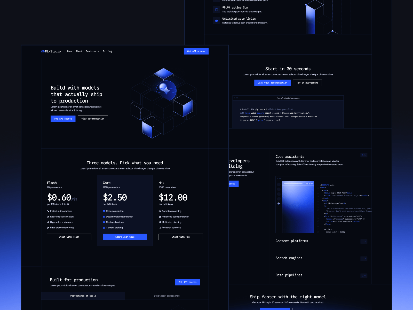 AI Research Lab Webflow Template
