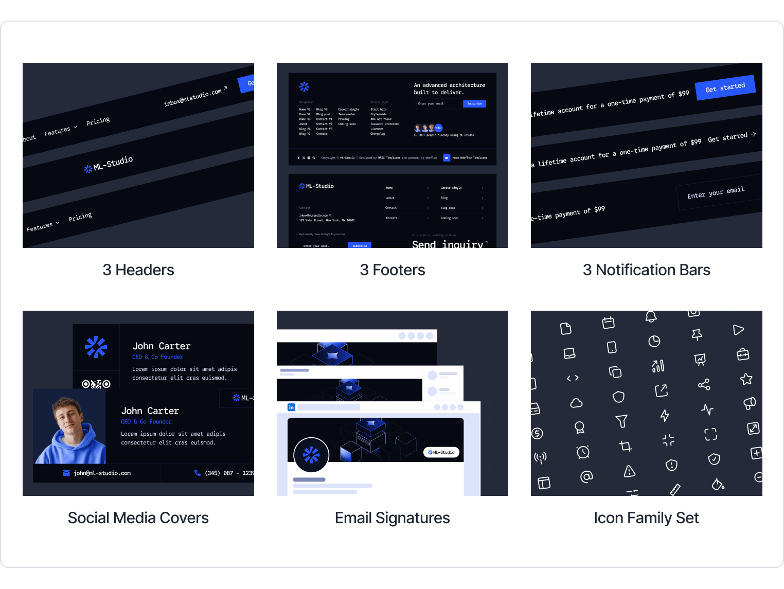 ML-Studio - AI Research Lab Webflow Template Benefits