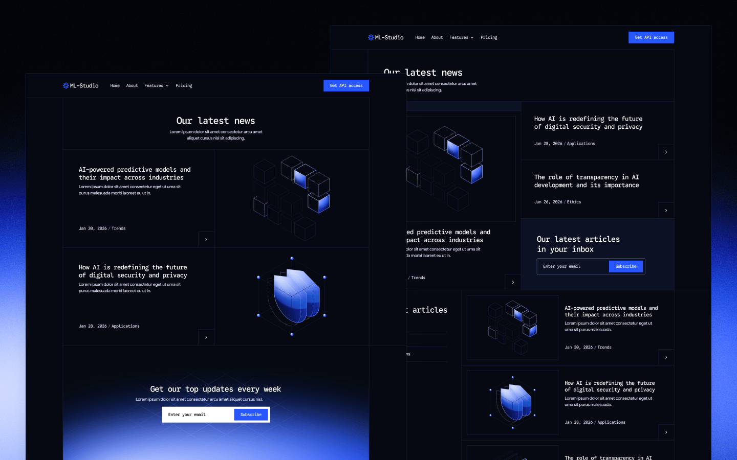 AI Research Lab Webflow Theme