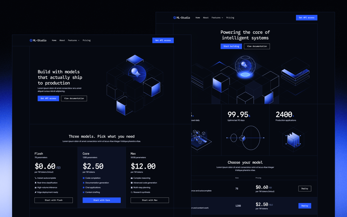AI Startup Webflow Template