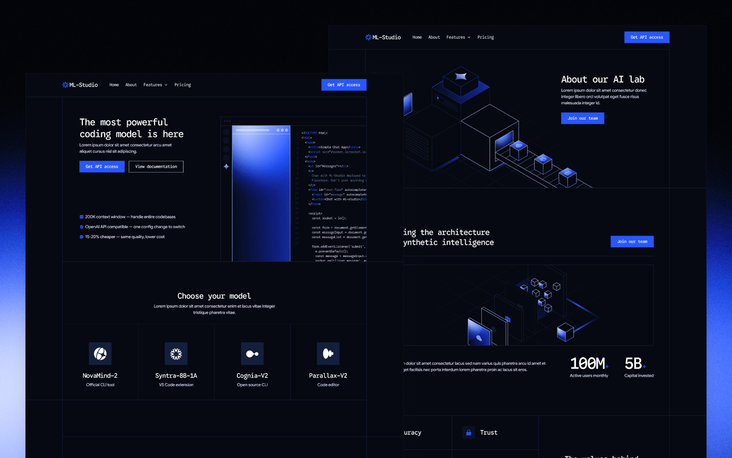 Robotics AI Lab Webflow Template