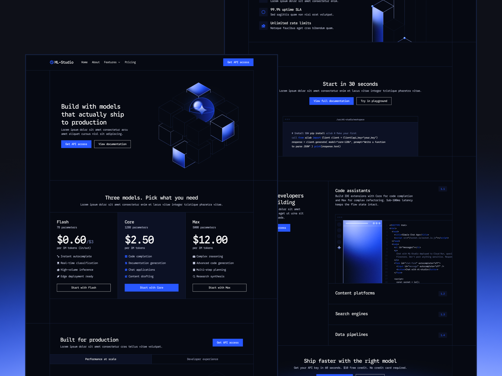 AI Startup Webflow Template