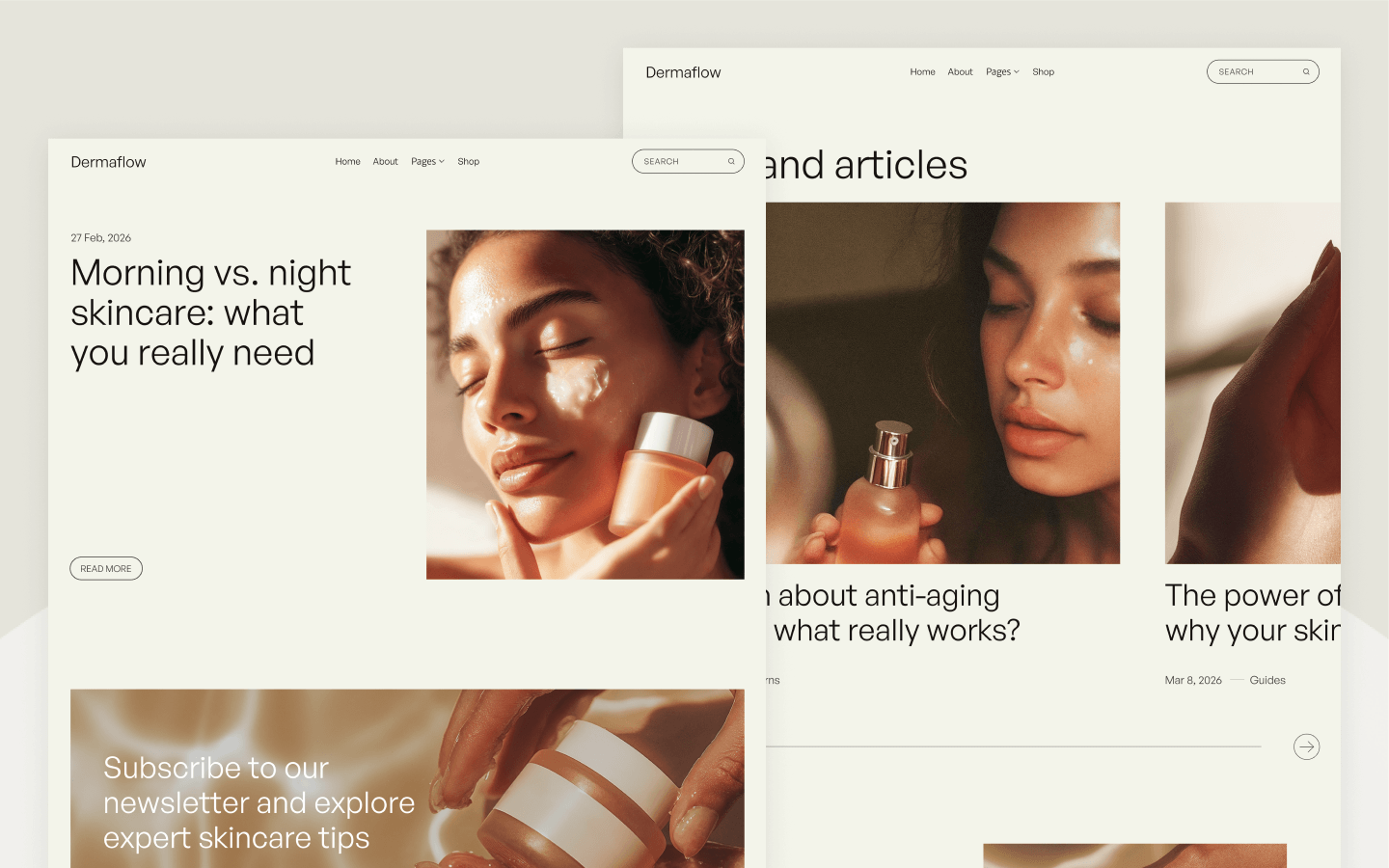 Beauty Brand Webflow Template