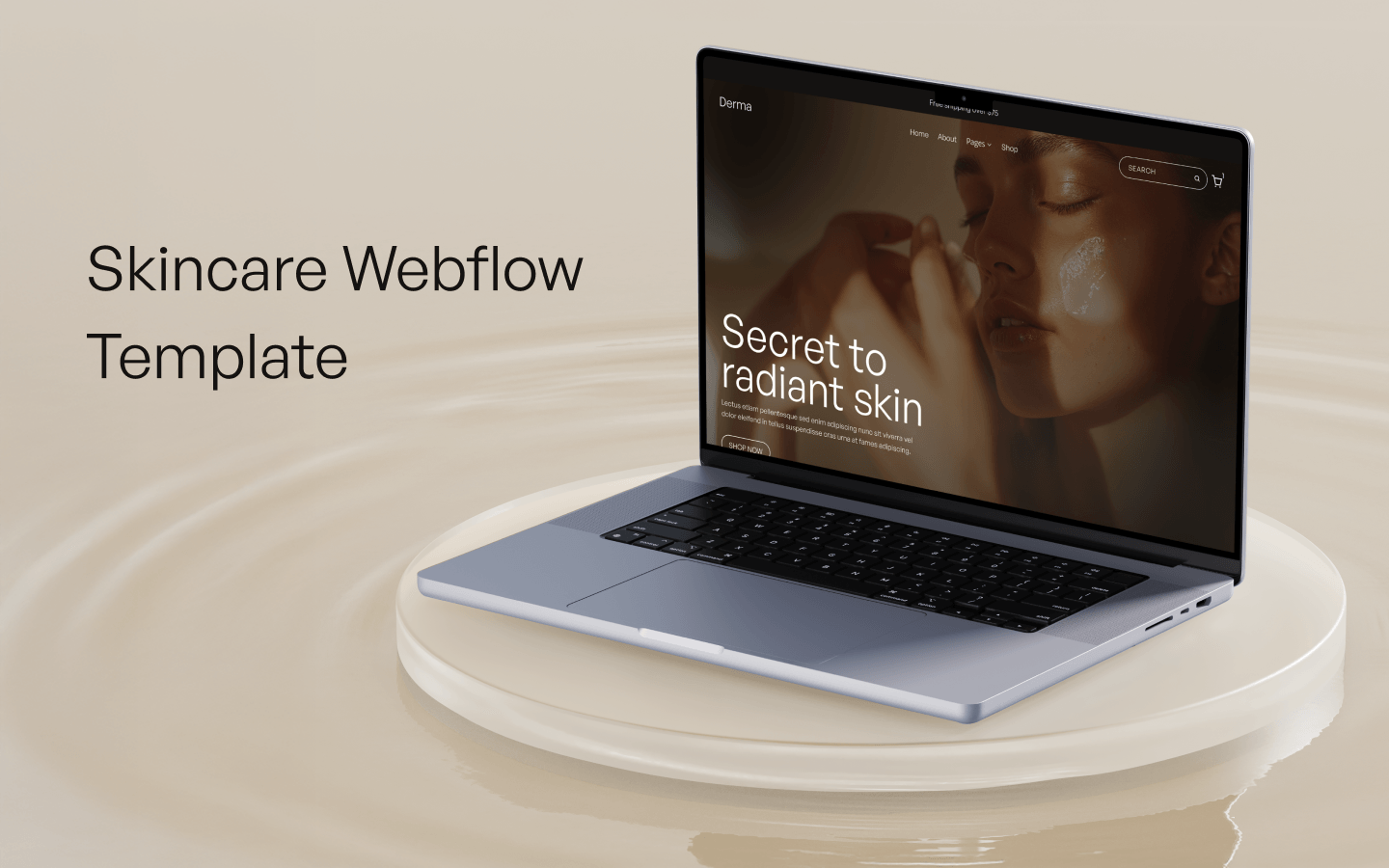 Skincare Webflow Template