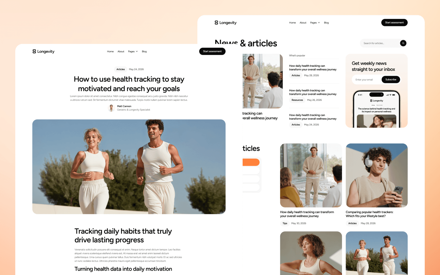 Longevity Medicine Webflow Template