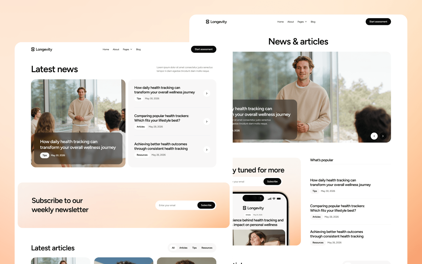 Longevity Clinic Webflow Theme