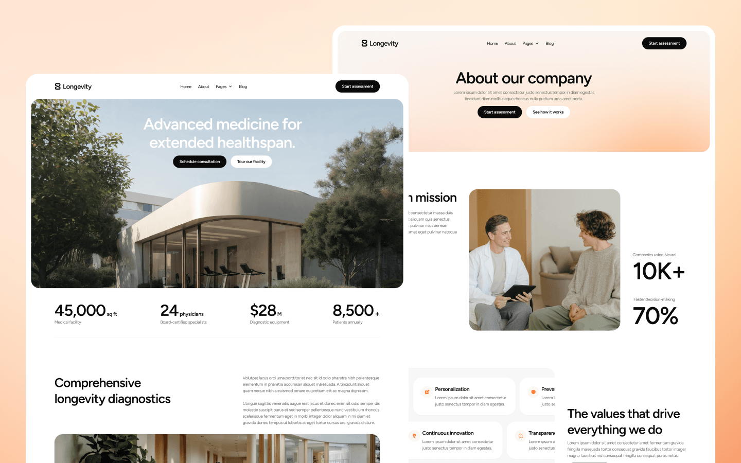 NAD Therapy Webflow Template