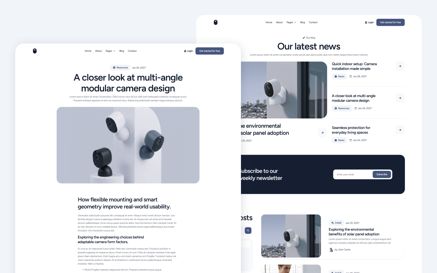IoT Solutions Webflow Template