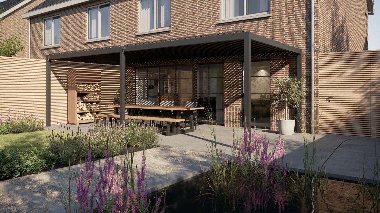 Fotorealistische 3D visualisatie van een woning, gemaakt door Animation Agency