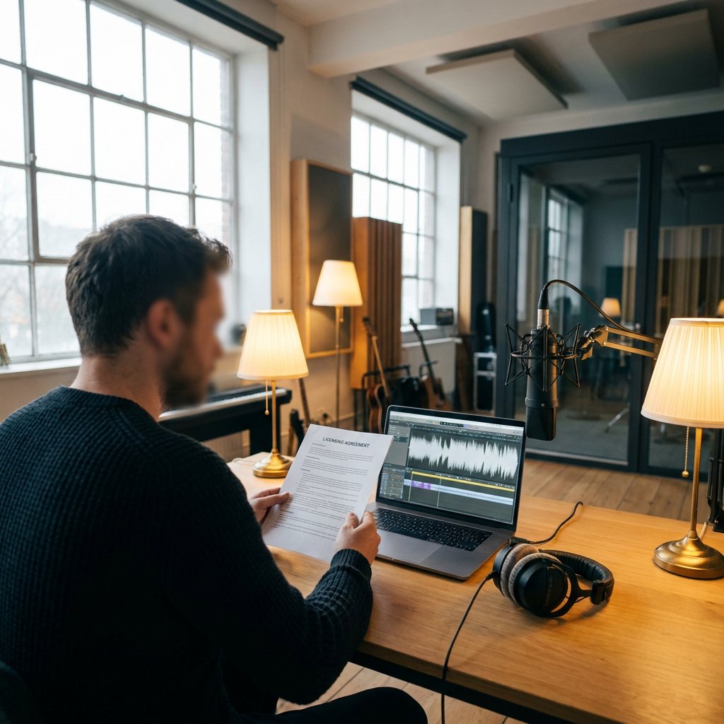 Lees welke licenties voor muziek en voice-over nodig kunnen zijn voor een animatievideo, advertentie of instructievideo en welke afspraken u vooraf vastlegt.