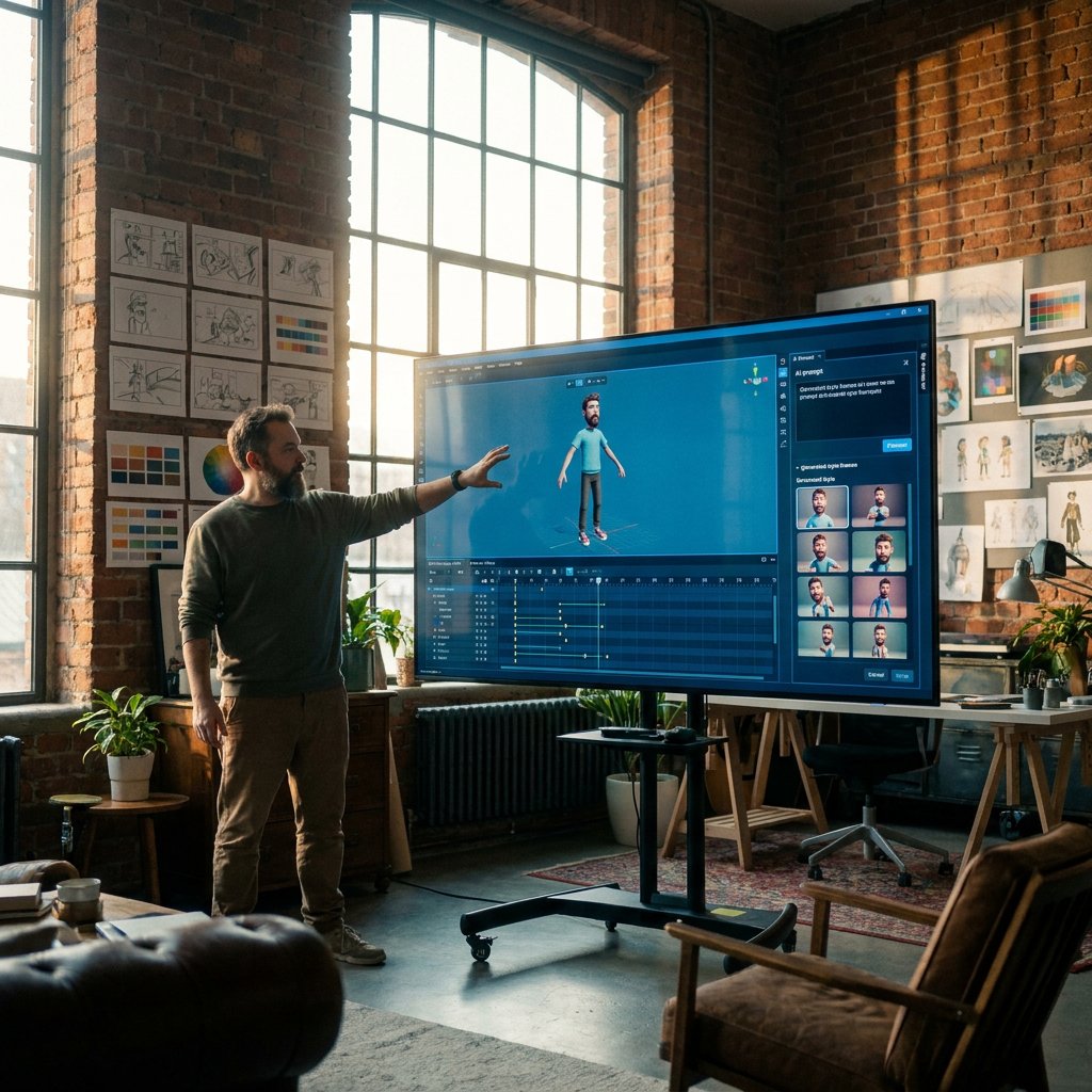 Ontdek hoe AI in animatie helpt om complexe informatie helder te visualiseren, van concept en stijlexploratie tot AI-uitlegvideo en afbeelding-naar-video.
