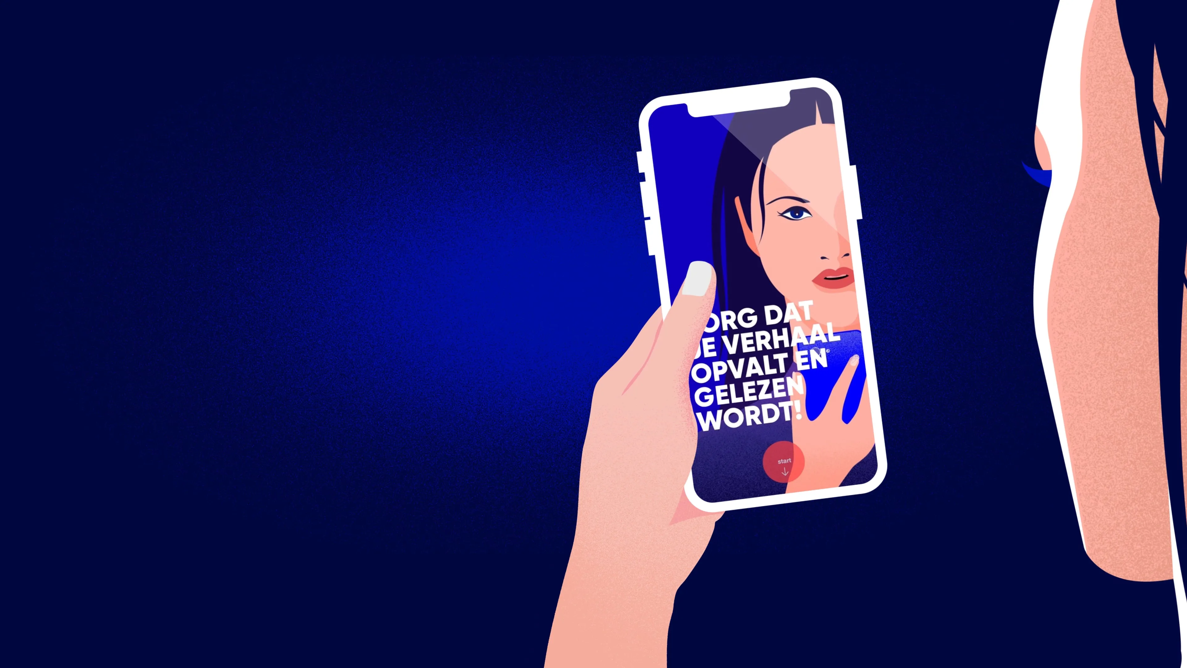 Creative Guns - Landingspagina Header — animatie still