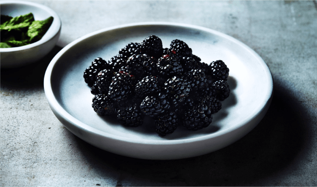 purple fruits