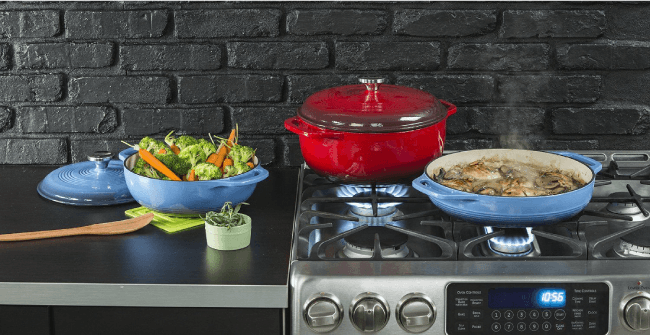 lodge enameled cast iron