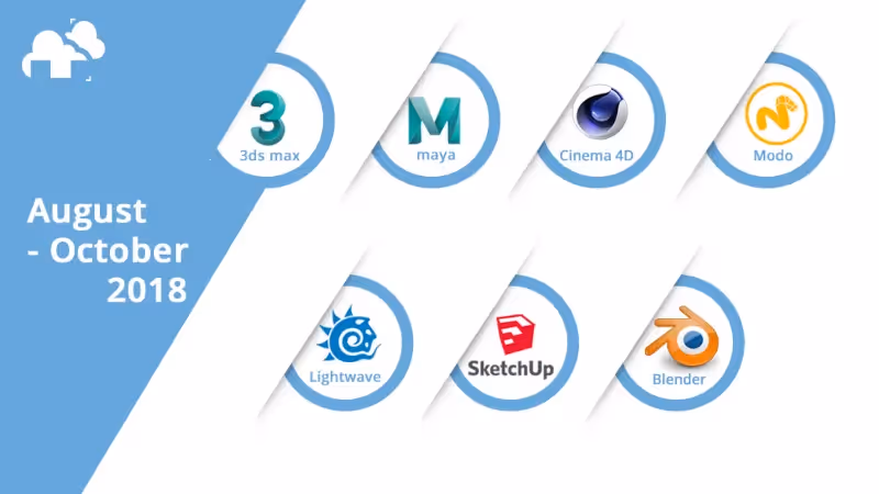 Render Farm Software updates roundup August - October ‘18