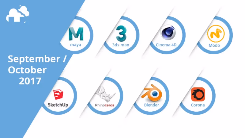 Sep & Oct ‘17 Render Farm Software Update Roundup