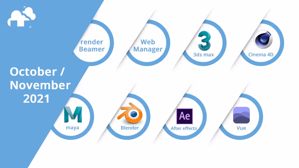 Rendering software updates roundup October-November ‘21