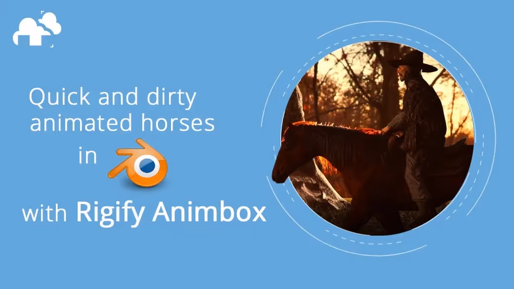 BlenderのRigifyAnimboxで素早く馬のアニメーションを作れる裏技