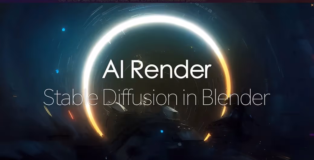 Stable Diffusion for rendering in Blender