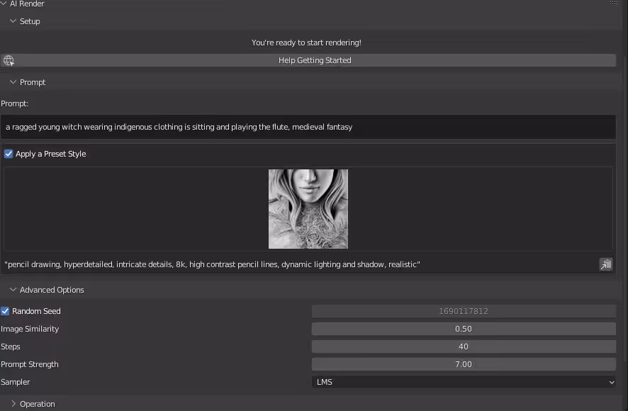 Stable Diffusion for rendering in Blender