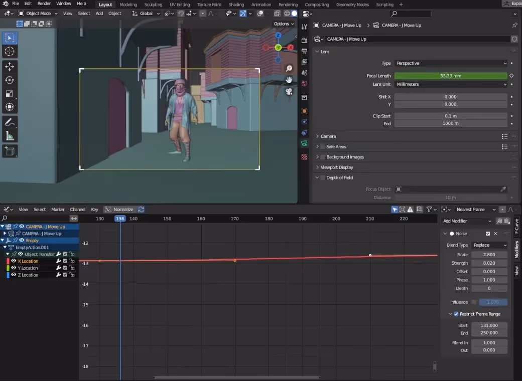 How to move cameras in Blender like a cinematographer using Cinepack