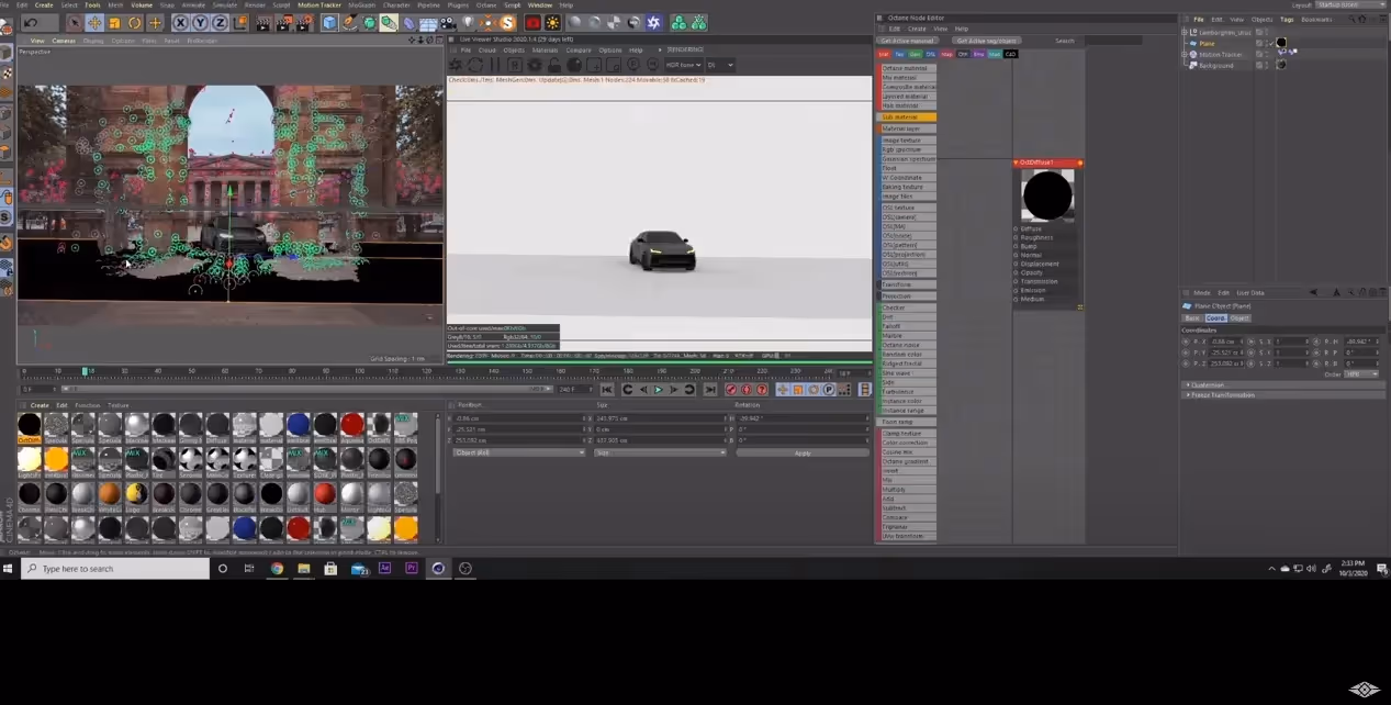 Integrating 3D with Live Footage in Cinema 4D: Workflows and Applications in Content Creation