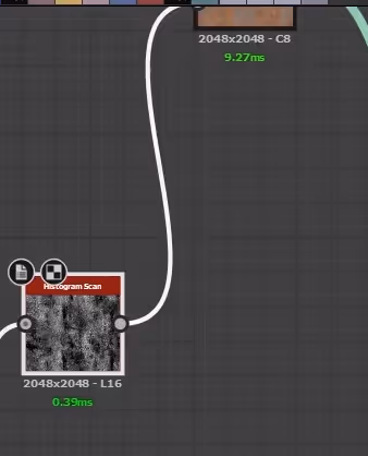 히스토그램 스캔 노드