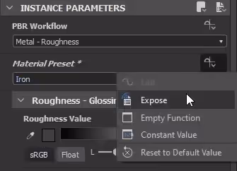 Exposing Parameters