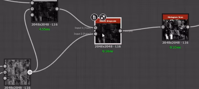 baked map into true and the regular map into false