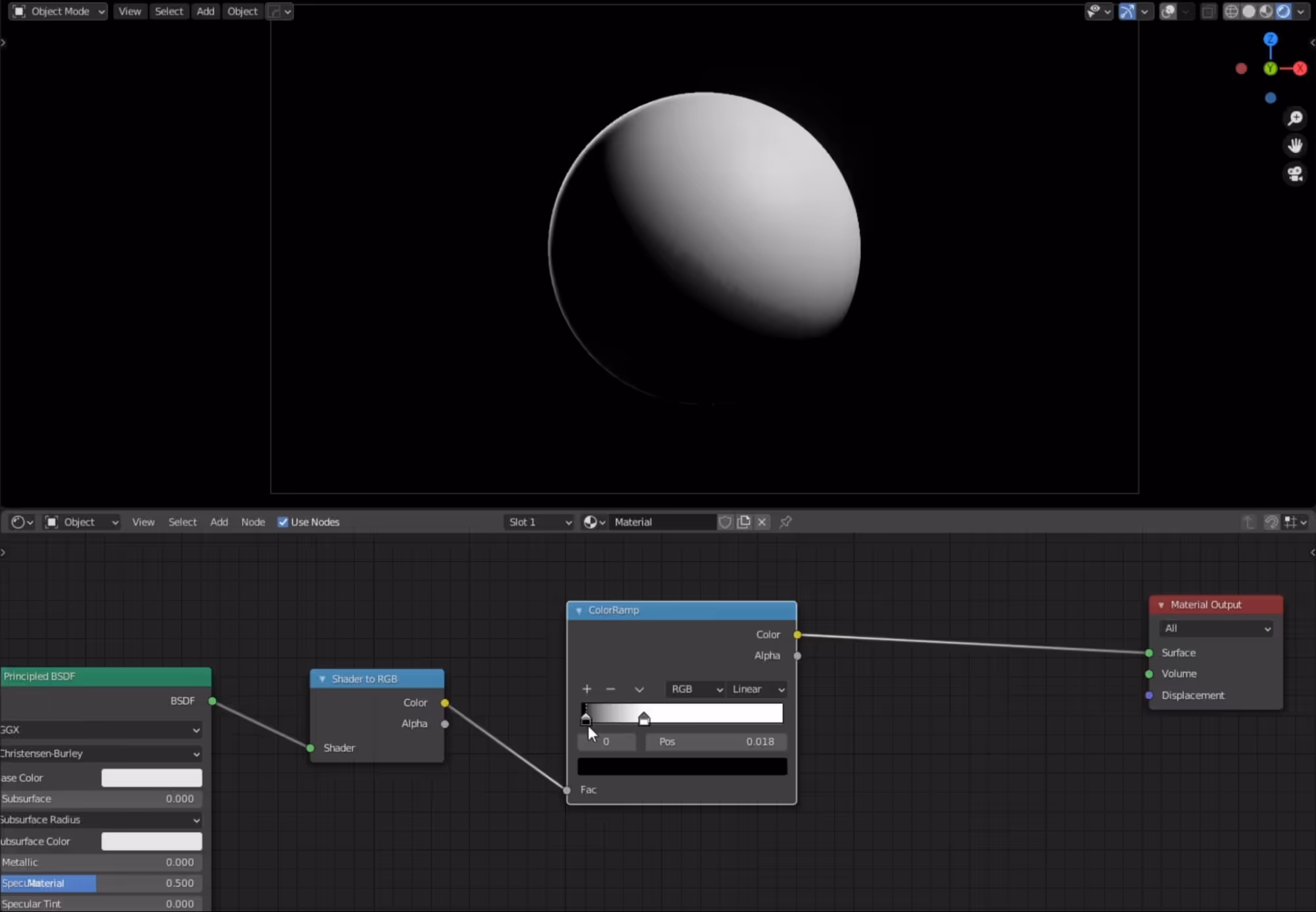 Blender 노드 에디터