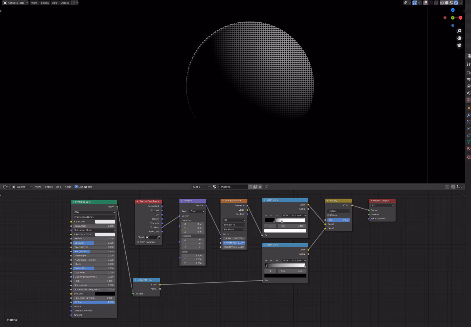Blender 노드 에디터