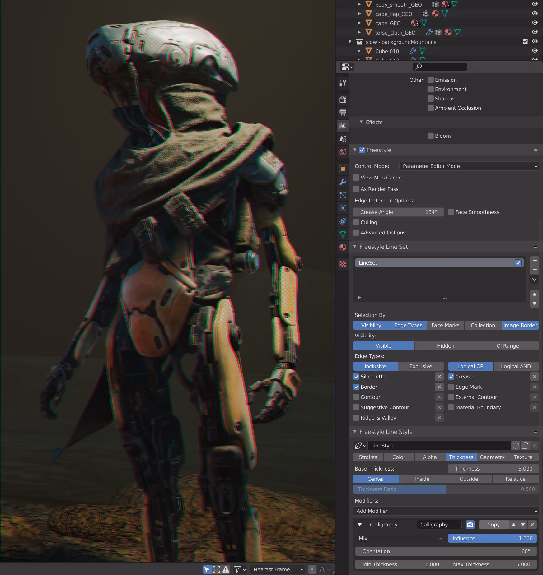 Blender 노드 에디터