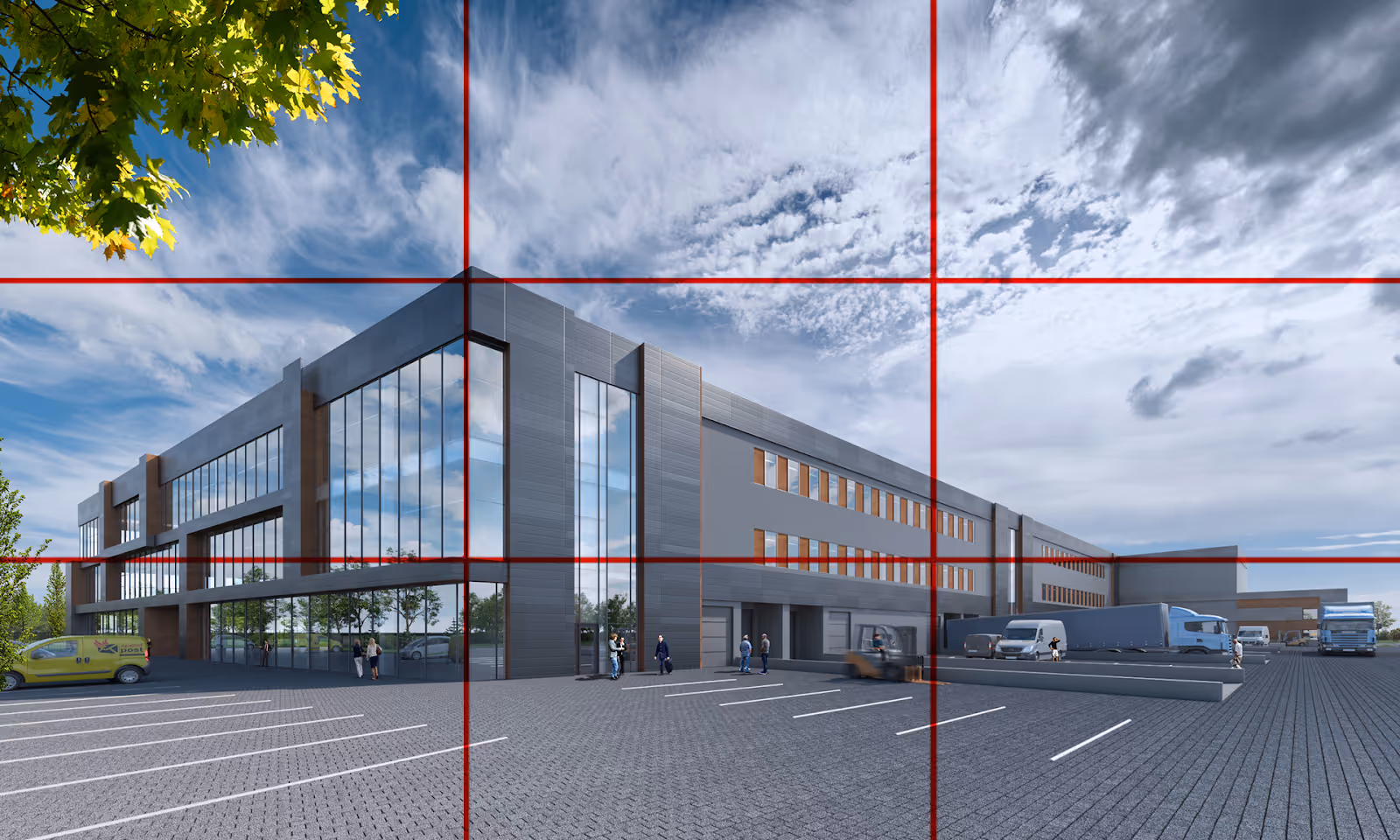 basic composition guide called the rule of thirds