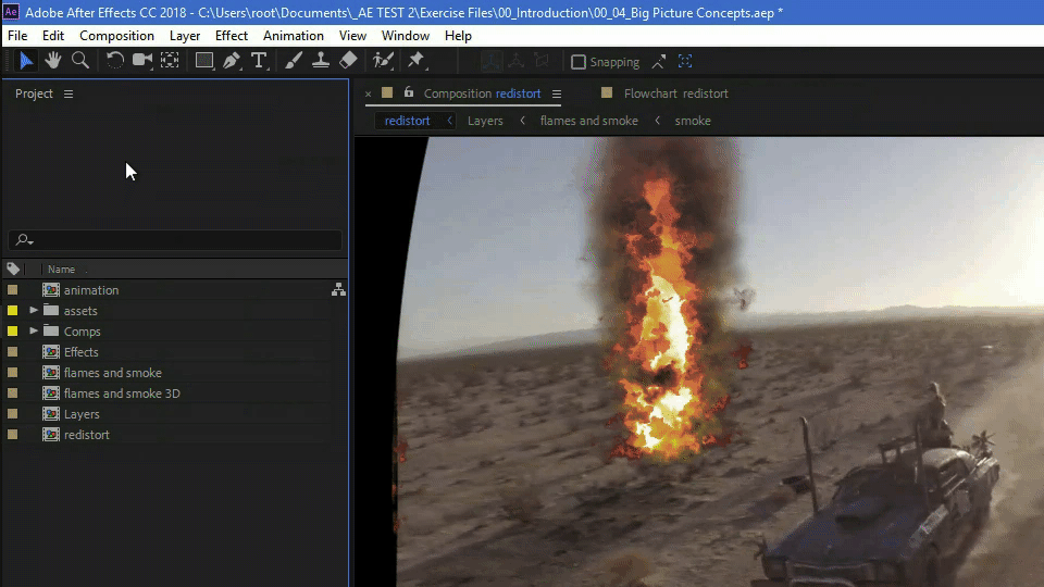 Adding desired composition to render queue - GIF