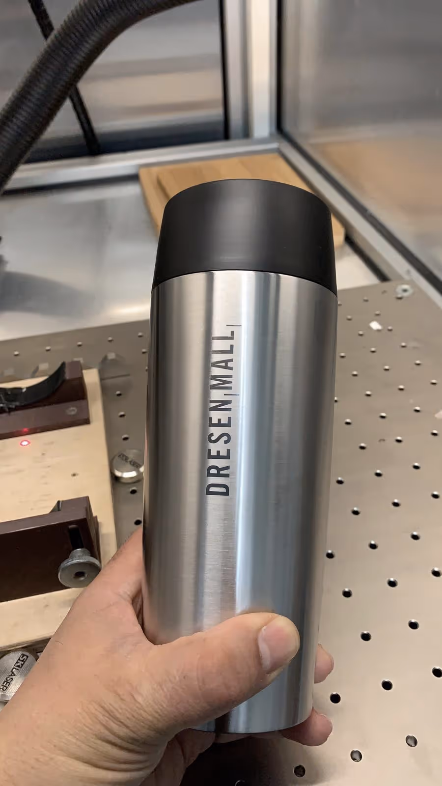 Travel Mug Edelstahl mit Logo graviert