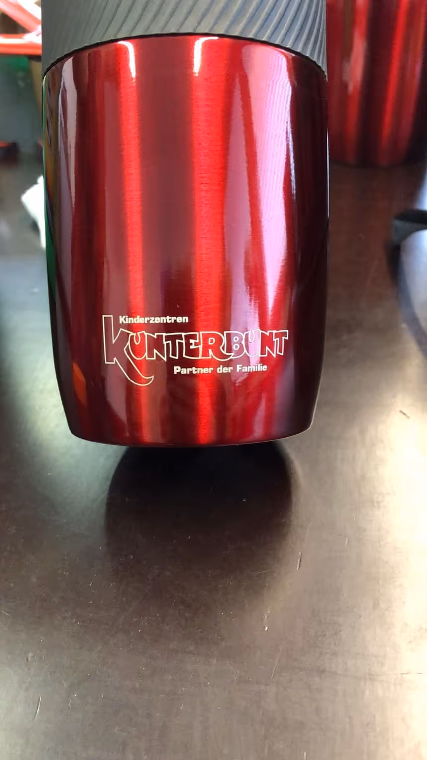 Emsa Travel Mug schwarz mit Lasergravur Logo