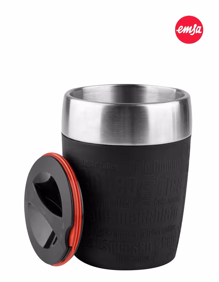 kleiner Emsa Becher mit Deckel