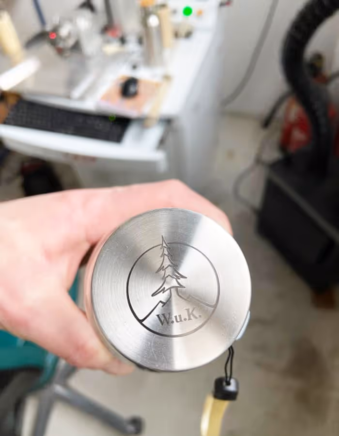 Werbemittel graviert mit Logo