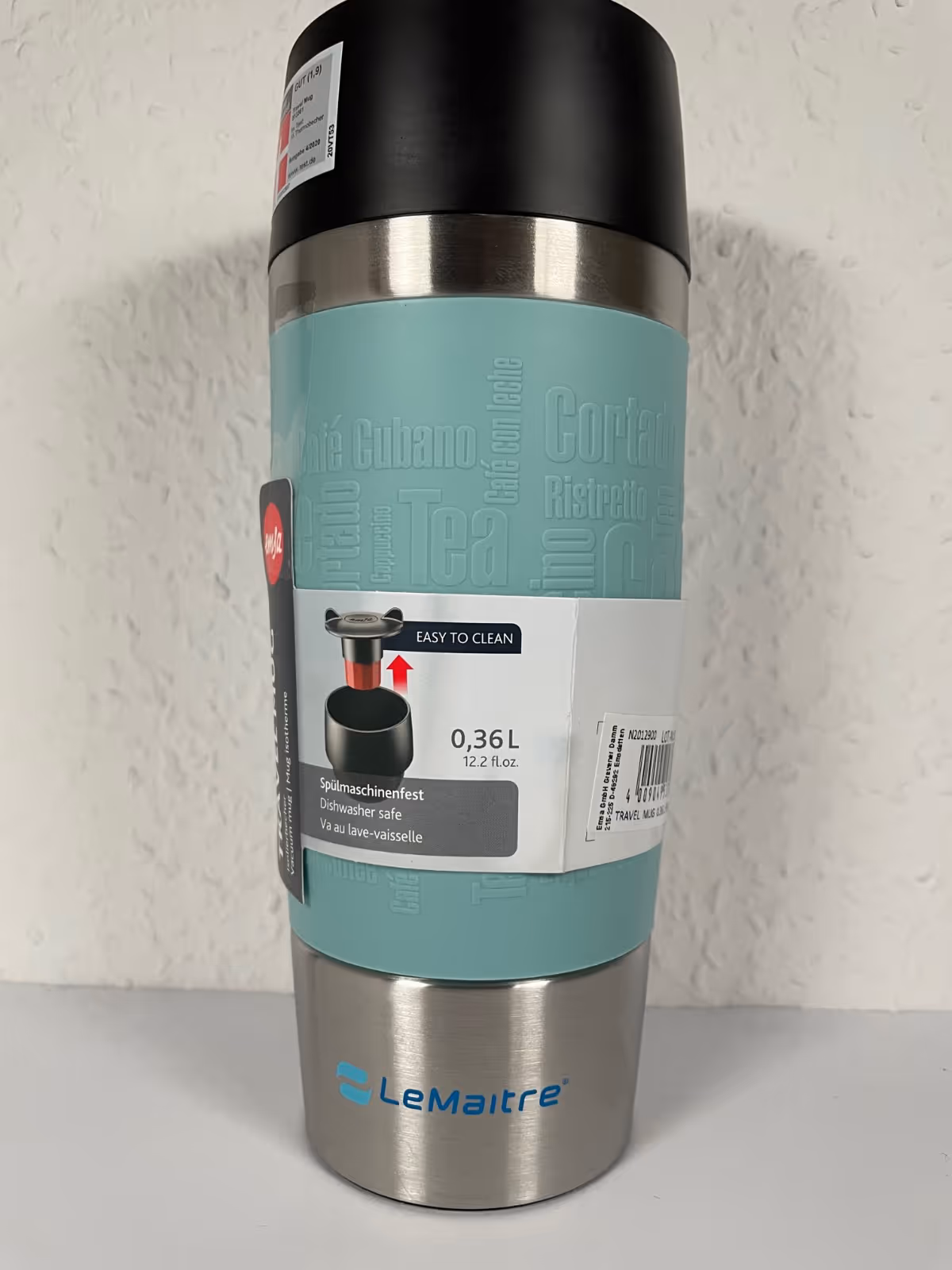 Emsa Travel Mug schwarz mit Lasergravur Logo