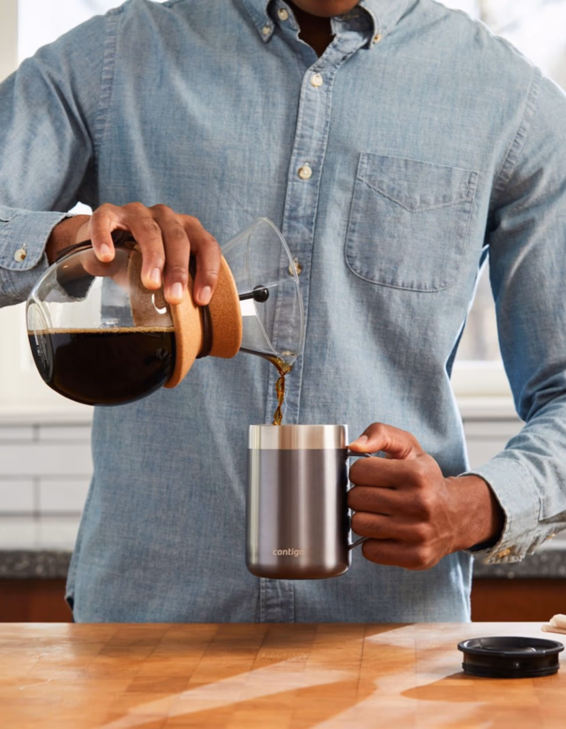 Thermotasse für Mitarbeiter