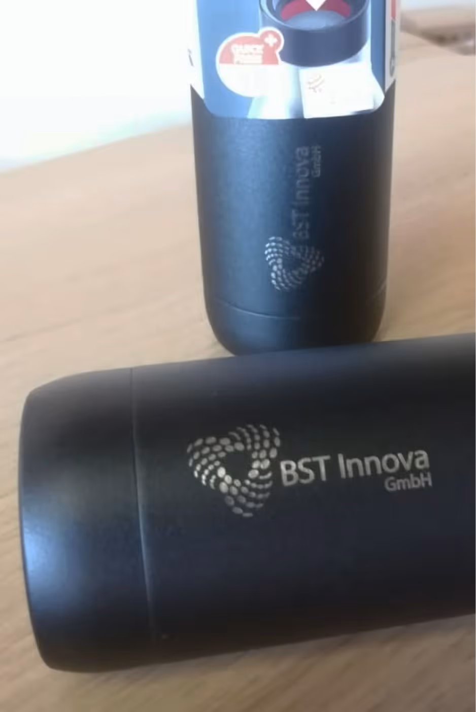 Beispielbild einer Lasergravur auf einer Isolierflasche