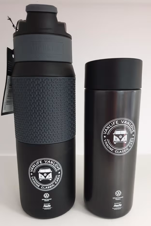 Beispielbild Trinkflasche graviert mit Motiv Logo