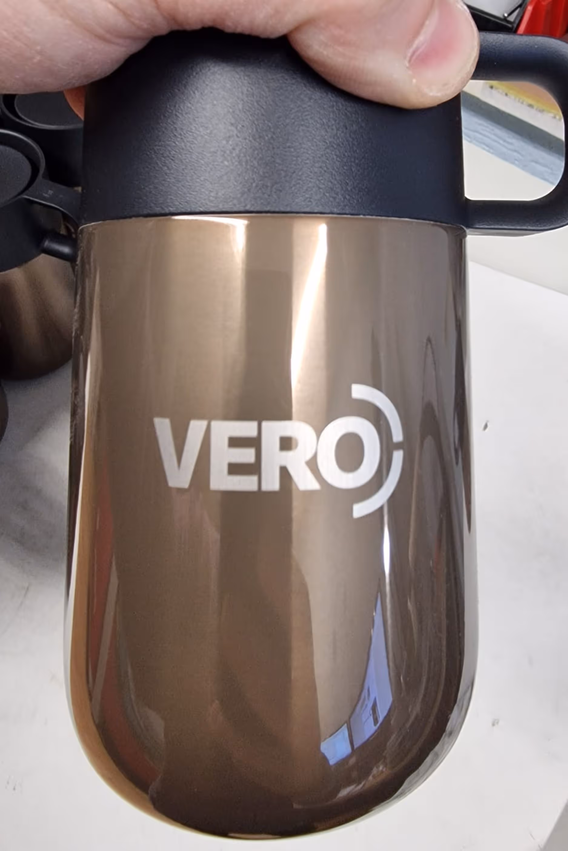 hochwertiger WMF Becher mit individueller gravur