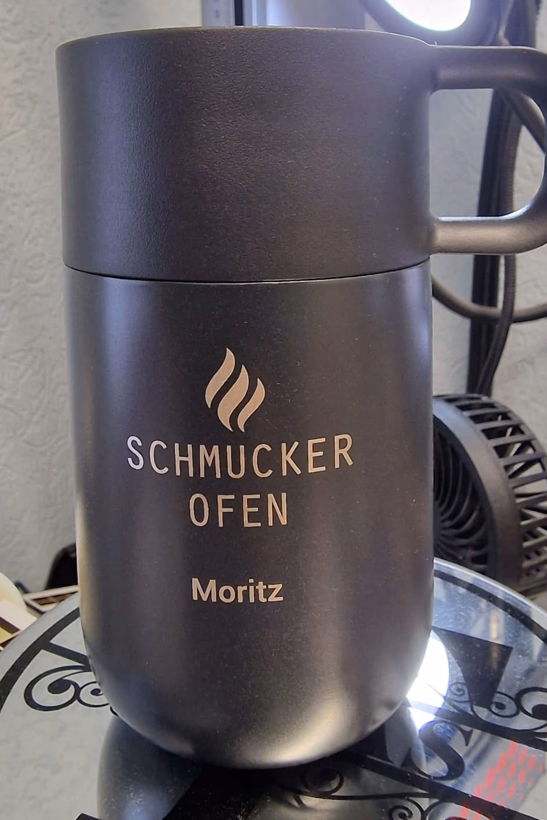WMF Becher graviert mit Logo und Name
