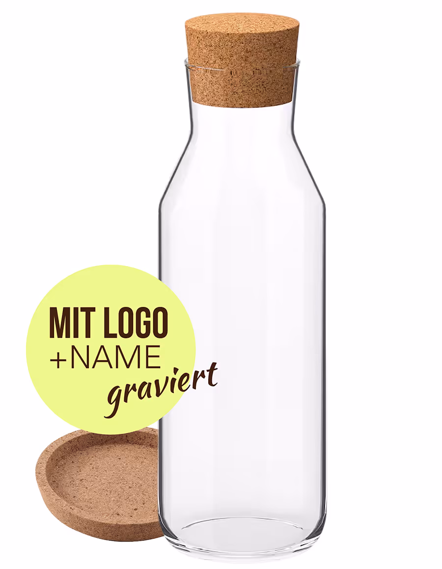 Großer Trinkbecher mit Trinkhalm individuell mit Logo oder Personalisierung graviert oder bedruckt