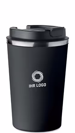 Mehrweg Coffee to Go Becher mit individuellem Druck Logo und Namen