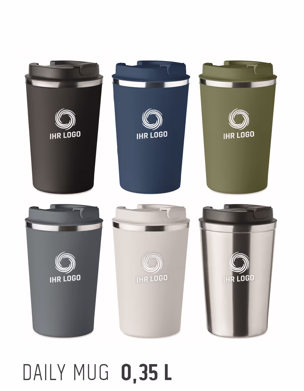 Coffee to Go Becher Wiederverwendbar für Mitarbeiter